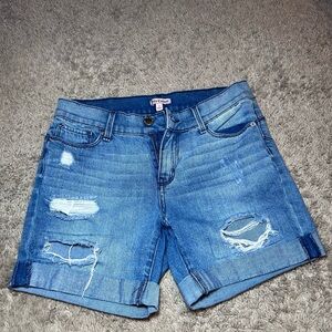 Juicy Couture blue Jean shorts (2)